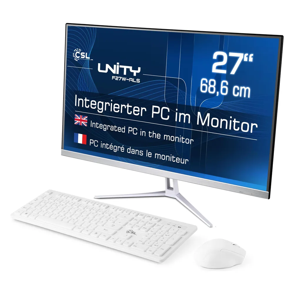 All-in-One PC CSL Unity F27W-ALS Intel Core N200 16GB 512GB SSD UHD 27" Windows 11 Home