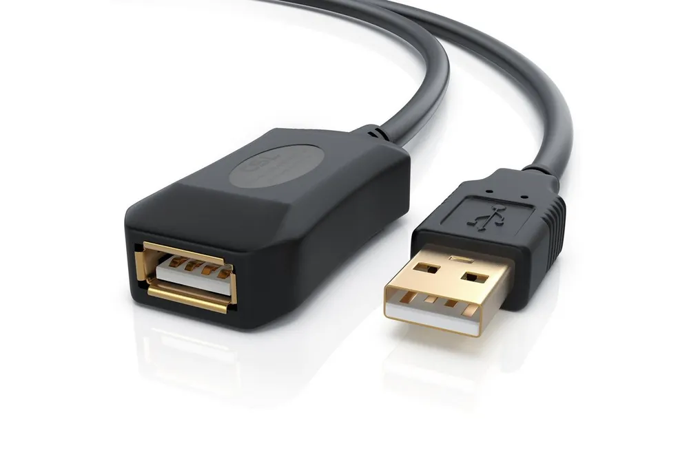 CSL aktives Repeater Kabel / Verlängerung mit Signalverstärkung - 10m Verlängerungskabel, 2.0, USB Typ A (1000 cm), Extension Cable aktiv, Signalverstärker Repeater, erweiterbar