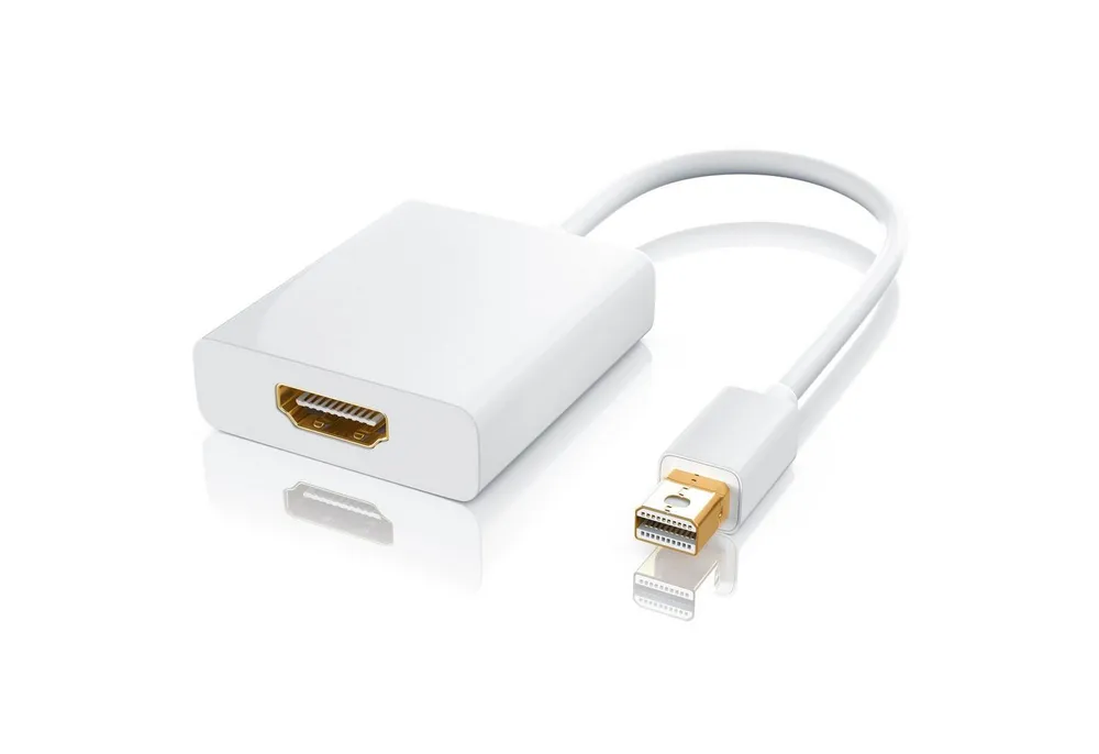 CSL Audio- & Video-Adapter Mini DisplayPort zu HDMI Typ A, Full HD MiniDP Adapter / Konverterkabel