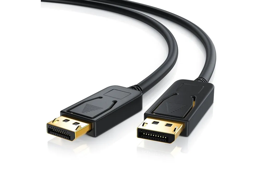 CSL Audio- & Video-Kabel, DisplayPort, (300 cm), DP Monitor Kabel 4k 60Hz UHD incl. Audio-Übertragung - 3m