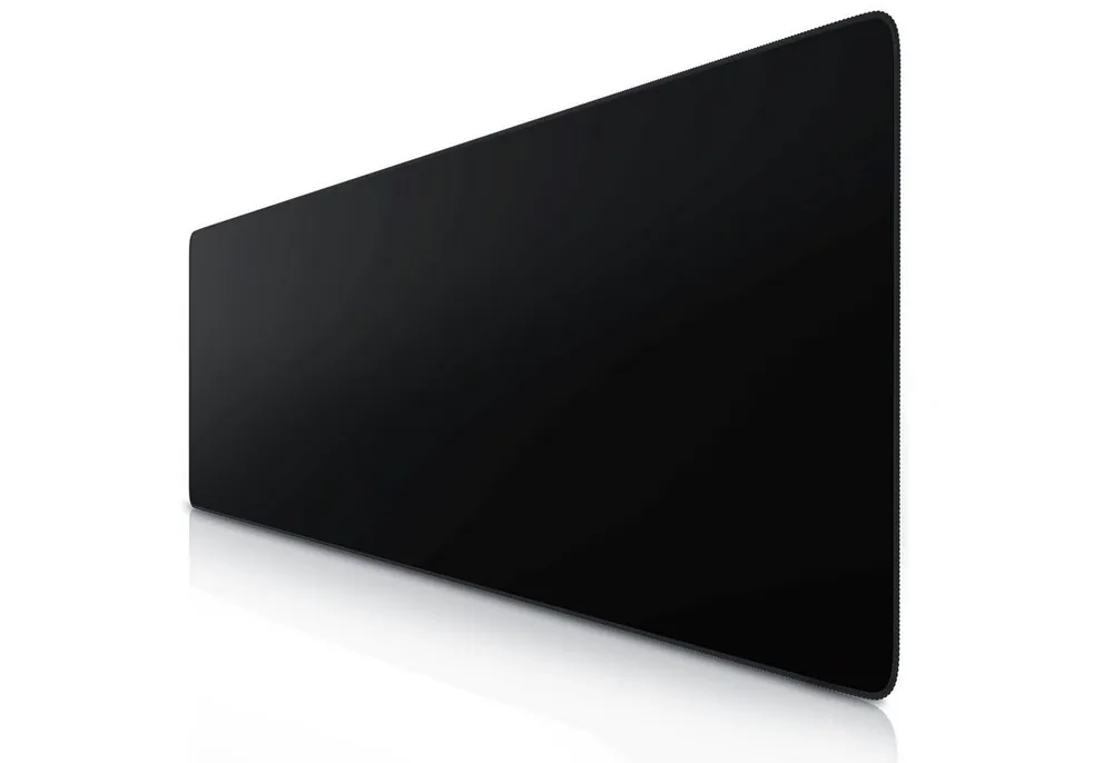 CSL Gaming Mauspad XXXL Speed Mousepad 1200 x 400 x 3 mm, große Tischunterlage, rutschfest, abwaschbar, Geschwindigkeit & Präzision, schwarz