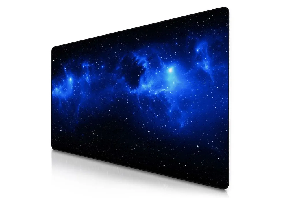 CSL Gaming Mauspad XXXL Speed Mousepad 1200 x 600 x 3 mm, große Tischunterlage, rutschfest, abwaschbar, Geschwindigkeit & Präzision, Space
