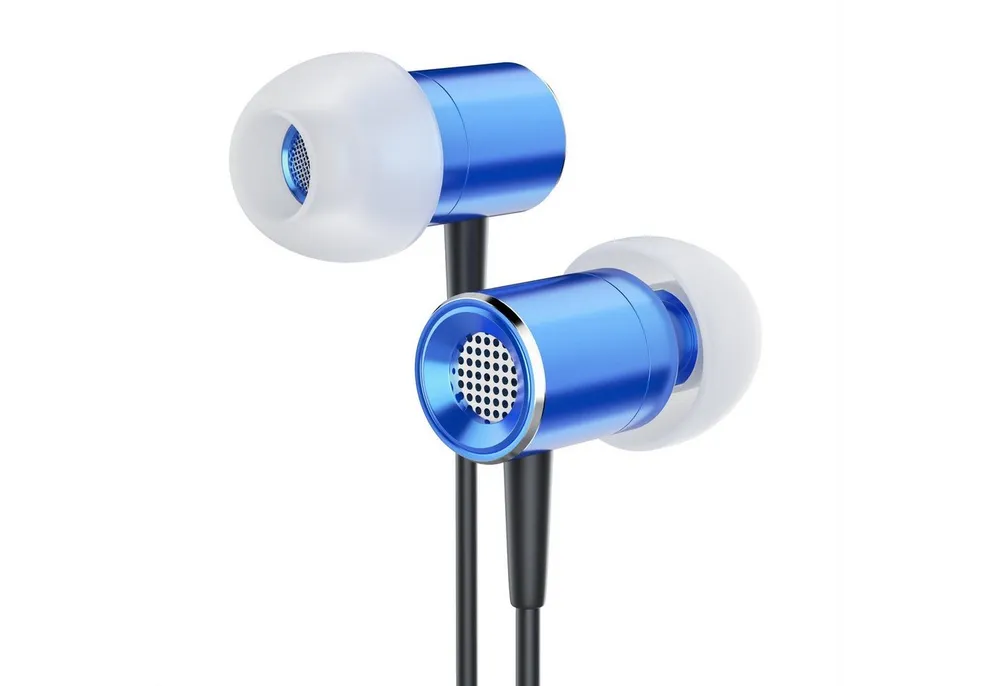 CSL InEar Ohrhörer, Dynamischer 8mm Treiber, Noise Reduction Design In-Ear-Kopfhörer (Earphones mit Power Bass, 3,5mm Klinke, inkl. Ersatz Silikonaufsätze)