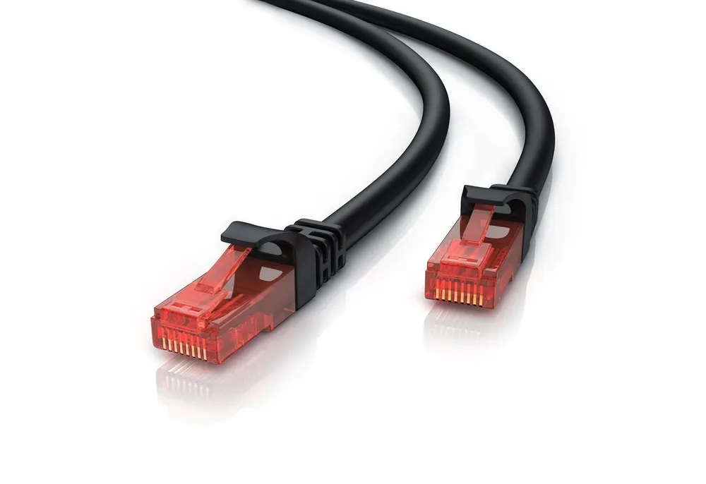 CSL LAN-Kabel, CAT.6, RJ-45 (Ethernet) (1000 cm), CAT 6 Netzwerkkabel UTP Gigabit 1000 Mbit/s Patchkabel - 10m