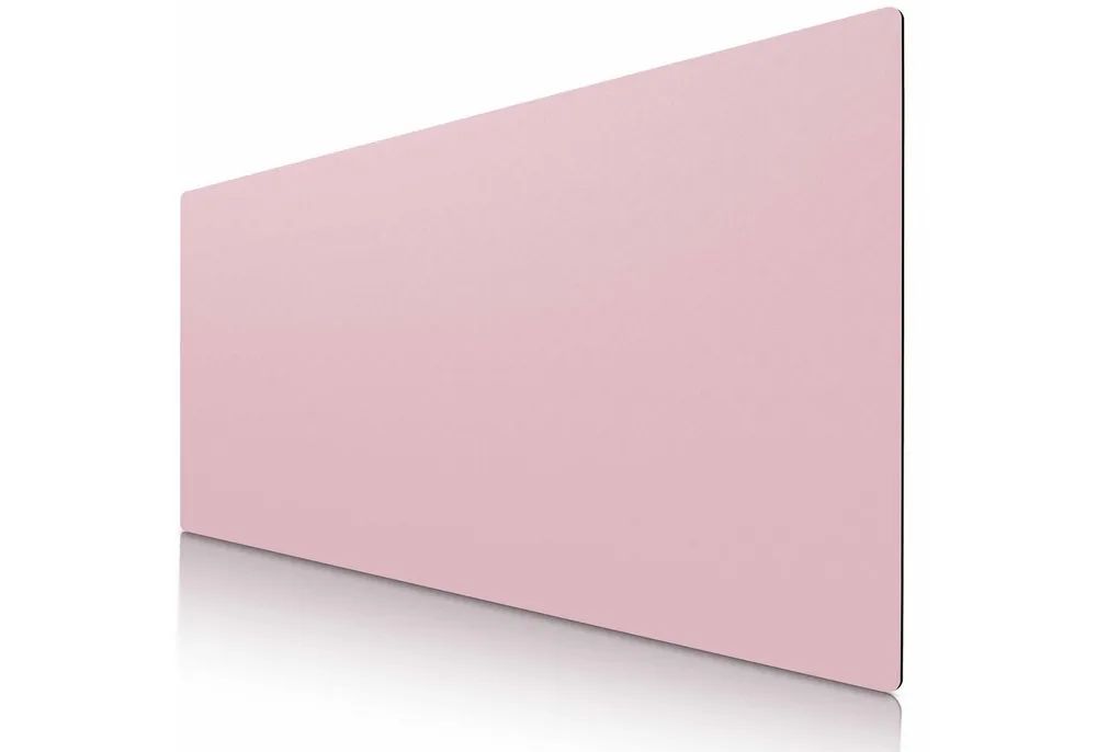CSL Mauspad XXL Mousepad 900 x 400 x 3 mm, Tischunterlage, Elegante Leder Optik, rutschfest, abwaschbar, Office Schreibtischunterlage, rose