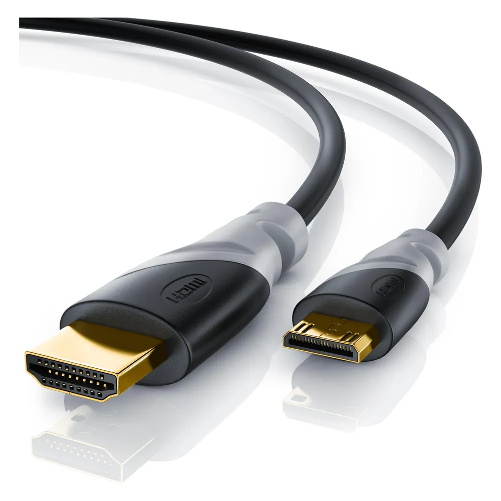 CSL mimi HDMI Kabel 2.0 - 4k 60Hz Ultra HD - Full HD - 3D - Ethernet - 1080p 2160p - 3 fach geschirmt (5 m)