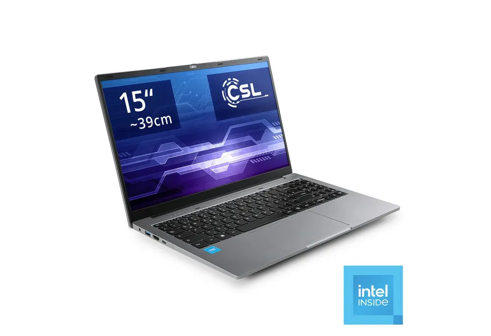 CSL R'Evolve C15 v4 Windows 11 Notebook (39,6 cm/15,6 Zoll, Intel N-Reihe N150, UHD Graphics, 32 GB, 2000 GB SSD)