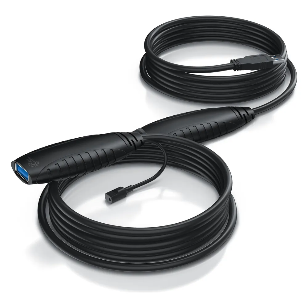 CSL USB 3.2 Gen 1 Repeaterkabel, Verlängerungskabel aktiv, Repeater Verlängerung, Verstärker Kabel
