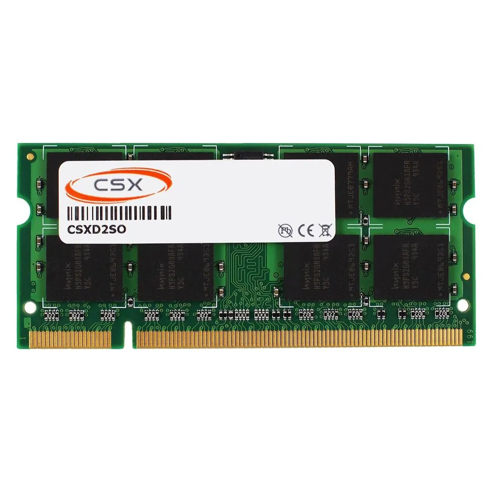 Arbeitsspeicher RAM CSX RAMCSXOD2SO8004GB 4GB 1x4GB DDR2 SO-DIMM 800MHz