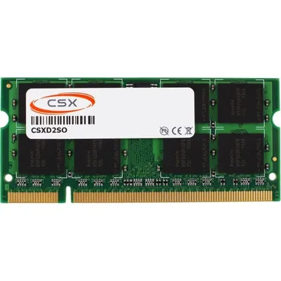 Arbeitsspeicher RAM CSX RAMCSXOD2SO8004GB 4GB 1x4GB DDR2 SO-DIMM 800MHz