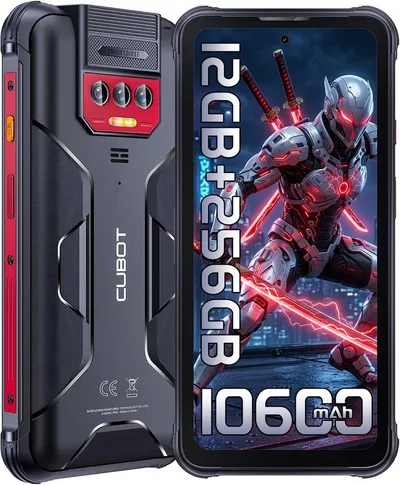 Cubot Kingkong 8 12GB RAM+256GB ROM 4G Outdoor Smartphone (16,56 cm/6.52 Zoll, 256 GB Speicherplatz, 48 MP Kamera, 6,52'' HD+ Display, 10600mAh, IP68/IP69K, Dual SIM 4G, NFC, GPS)