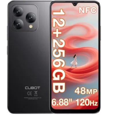 Cubot A40 4G 4GB 256GB 6.88" Schwarz