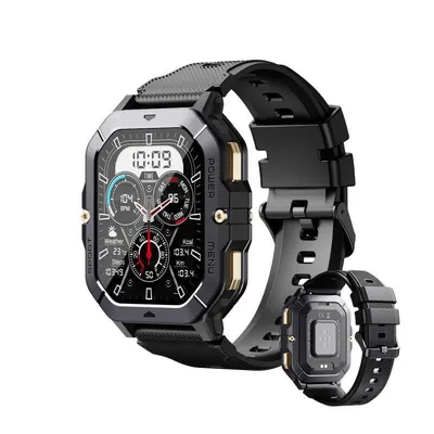 Cubot C28 Bluetooth 2,02" IPS TFT Schwarz 10 Tage Akku SpO2 Pulsmesser 100 Sportmodi