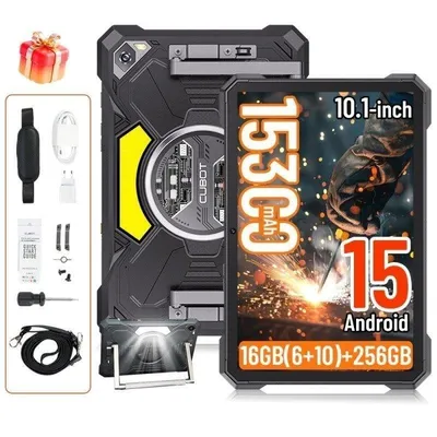 Tablet Cubot Tab KingKong S 4G 10,1" 256GB 6GB Schwarz, Militärische Robustheit