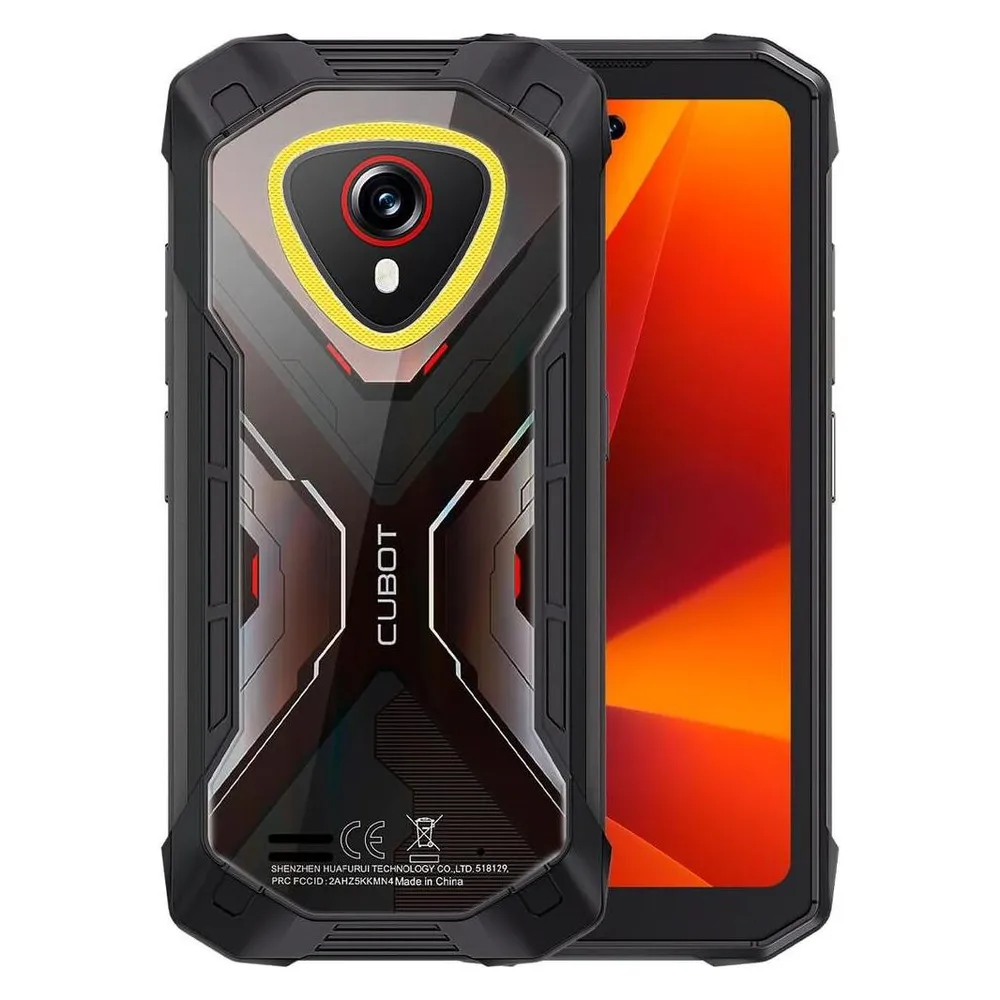 Cubot KingKong Mini 4 6GB 128GB 4.7" 90Hz 4G Dual SIM NFC IP69K Fingerabdruck Android 15 Schwarz