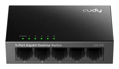Switch CUDY GS105 5 Ports Gigabit Metallgehäuse Desktop