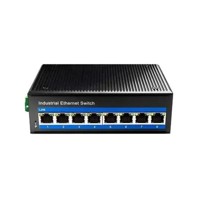 Cudy IG1008 8-Port Gigabit Unmanaged Industrie-Switch, -40-80°C, Schwarz