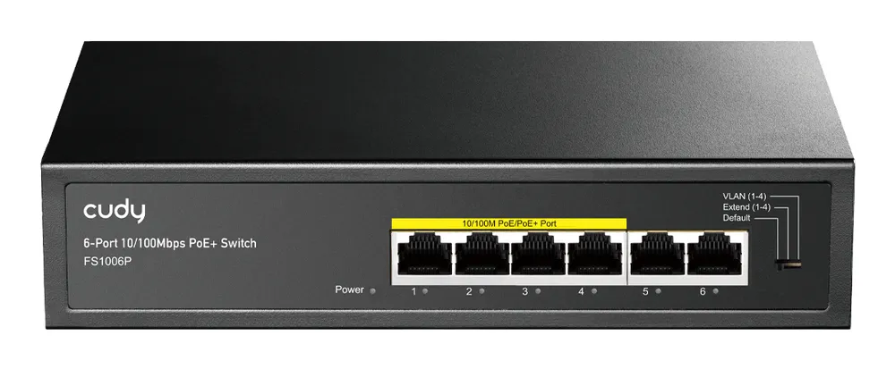 Schneller Ethernet PoE Switch Cudy FS1006P 6 Ports
