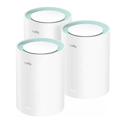 Cudy M1300 3er-Pack AC1200 Dualband Mesh-WLAN-System