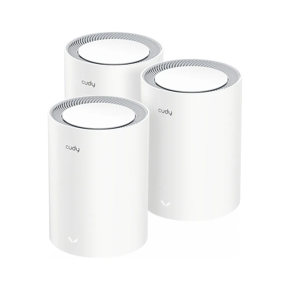 WiFi Mesh Cudy 3 Nodes 2402 Mbps 603,8 m² mit Wi-Fi 6 und VPN