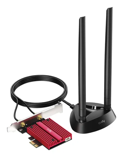 Tarjeta de Red Cudy WE9300S PCI Express 5765 Mbit/s Wi-Fi 7 Bluetooth 5.4