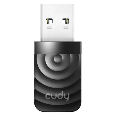 WLAN Adapter Cudy WU1300S USB AC1300 Dual Band High Gain Schwarz