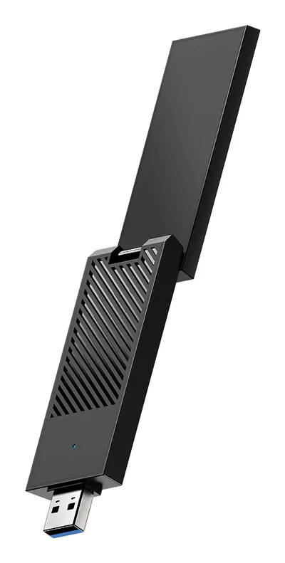 Netzwerkadapter Cudy WU5400 WLAN USB Typ A Wi-Fi 6E 2402 Mbit/s Schwarz