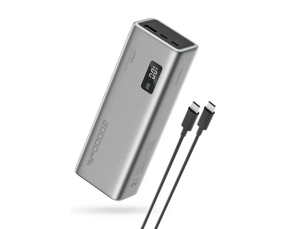 Cuktech P+Serie Nr. 15 Powerbank 20000 mAh (5, 9, 12, 15, 20 V), 150W High-Speed Laden für mehrere Geräte gleichzeitig