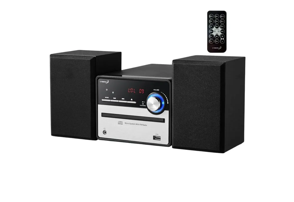 Cyberlux CL-3120 Stereoanlage (Digitales FM Radio, 4 W, Digitales FM Radio,Fernbedienung,LED Display,USB)