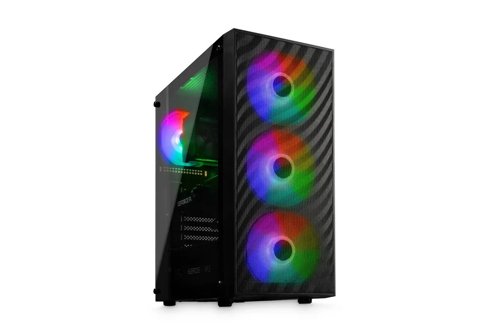 cybernerds P6 White Pro AMD Ryzen 5 5600 RTX 5060 Ti RGB Gaming PC (AMD Ryzen 5 5600, GeForce RTX 5060 Ti, 16 GB RAM, 512 GB SSD)