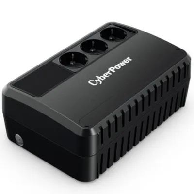 CyberPower BU650EG Interaktive USV, 650 VA, 360 W, 3 Ausgänge, Desktop, Schwarz