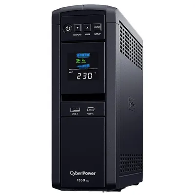 CyberPower CP1350EPFCLCD Unterbrechungsfreie Stromversorgung (USV) Line-Interaktiv 1,35 kVA 780 W 6 AC-Ausgänge