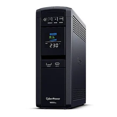 CyberPower CP1600EPFCLCD Unterbrechungsfreie Stromversorgung (USV) Line-Interaktiv 1,6 kVA 6 AC-Ausgänge