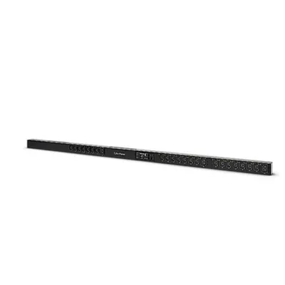 Steckdosenleiste CyberPower PDU81405 24 Steckplätze überwacht geschaltet LCD USB Metall