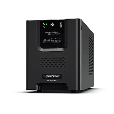 USV CyberPower PR1500ELCD 1500VA 1350W Reine Sinuswelle 8 Ausgänge Tower Schwarz