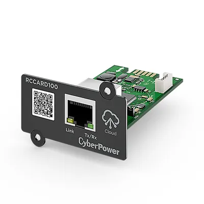 Tarjeta de Red CyberPower RCCARD100 Ethernet Interno Alámbrico 100 Mbit/s Negro Verde Metálico