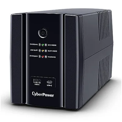CyberPower UT1500EG Unterbrechungsfreie Stromversorgung (USV) Line-Interaktiv 1,5 kVA 4 AC-Ausgänge