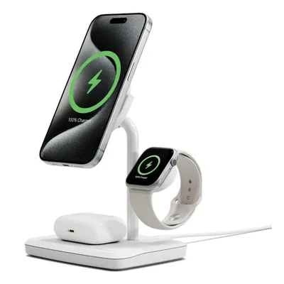 Ladegerät Cygnett CY5101BUNCP Qi2 USB-C Wireless Schnellladung Weiß