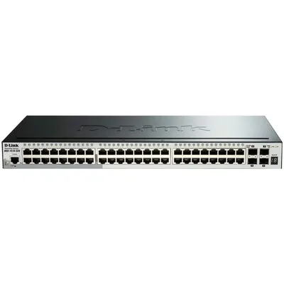 D-Link DGS-1510-52X Netzwerk-Switch Managed L3 Gigabit Ethernet (10/100/1000) 1U Schwarz