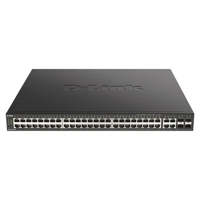 D-Link DGS-2000-52MP Verwalteter Switch L2/L3 48 Gigabit-Ports 4 SFP