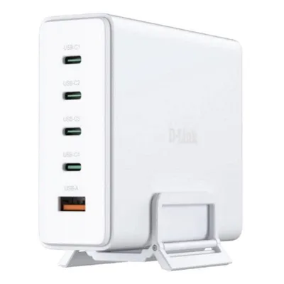 Steckdosenleiste D-Link DCF-241 5 Steckplätze 4 USB-C 1 USB-A Schnellladung Schutz GaN