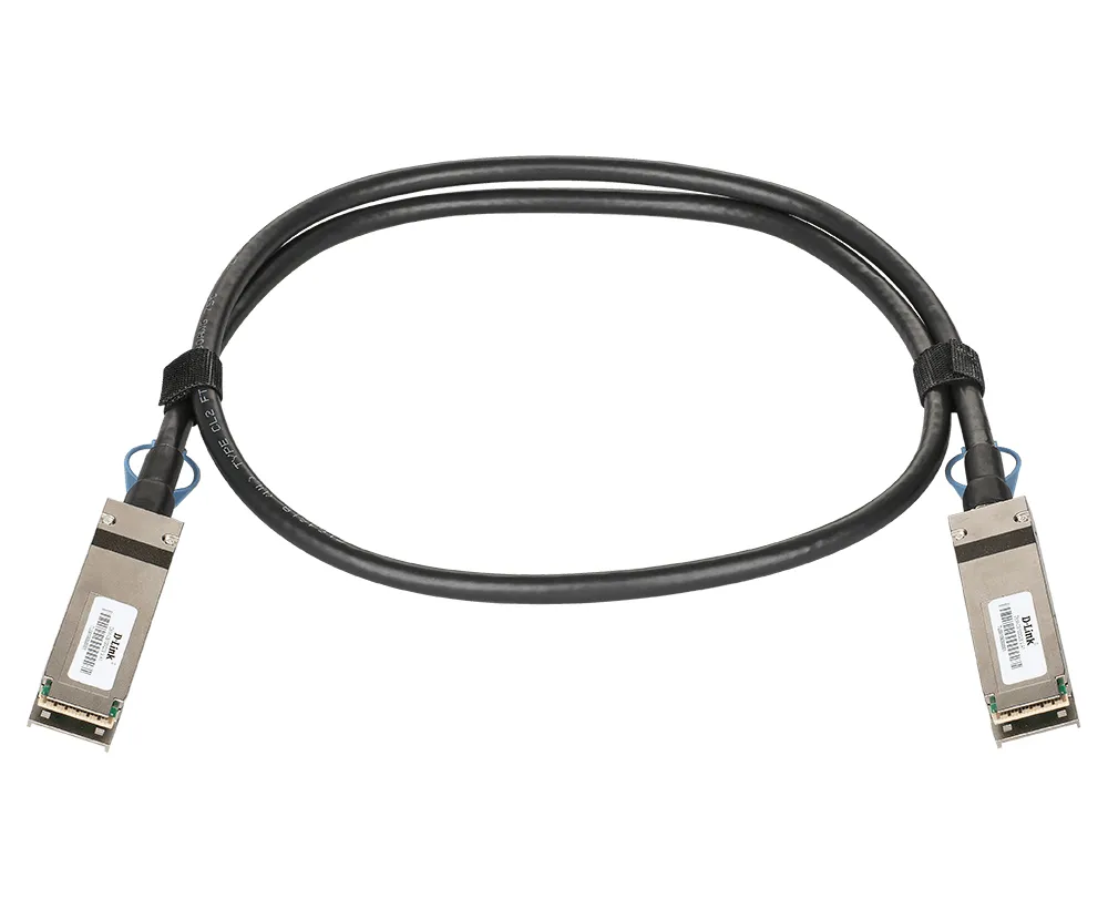 Kabel D-Link DEM-Q28 100G QSFP28 DAC 1 m Schwarz