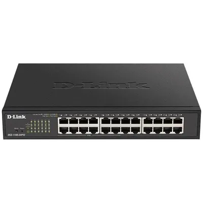 D-Link DGS-1100-24PV2/E Managed Switch 24 Gigabit-Ports 12 PoE-Ports