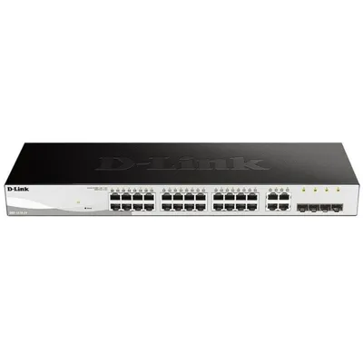 Switch D-Link DGS-1210-24 Managed 24x Gigabit 4x Combo SFP Rackmount 1U lüfterlos