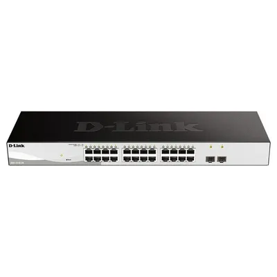 D-Link DGS-1210-26 Netzwerk-Switch Managed L2 Gigabit Ethernet (10/100/1000) 1U Schwarz, Grau