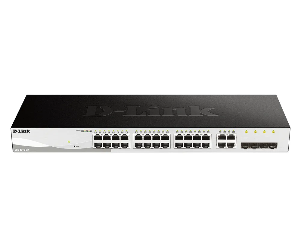 D-Link DGS-1210-28 Netzwerk-Switch Managed L2/L2+ 1U Schwarz