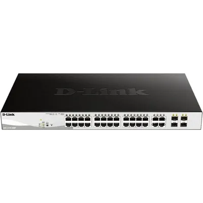 D-Link DGS-1210-28MP/E Managed Switch L2 24 Gigabit PoE Ports + 4 SFP Ports