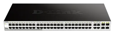 D-Link DGS-1210-48 Netzwerk-Switch Managed L2 Gigabit Ethernet (10/100/1000) 1U Schwarz (DGS-1210-48)