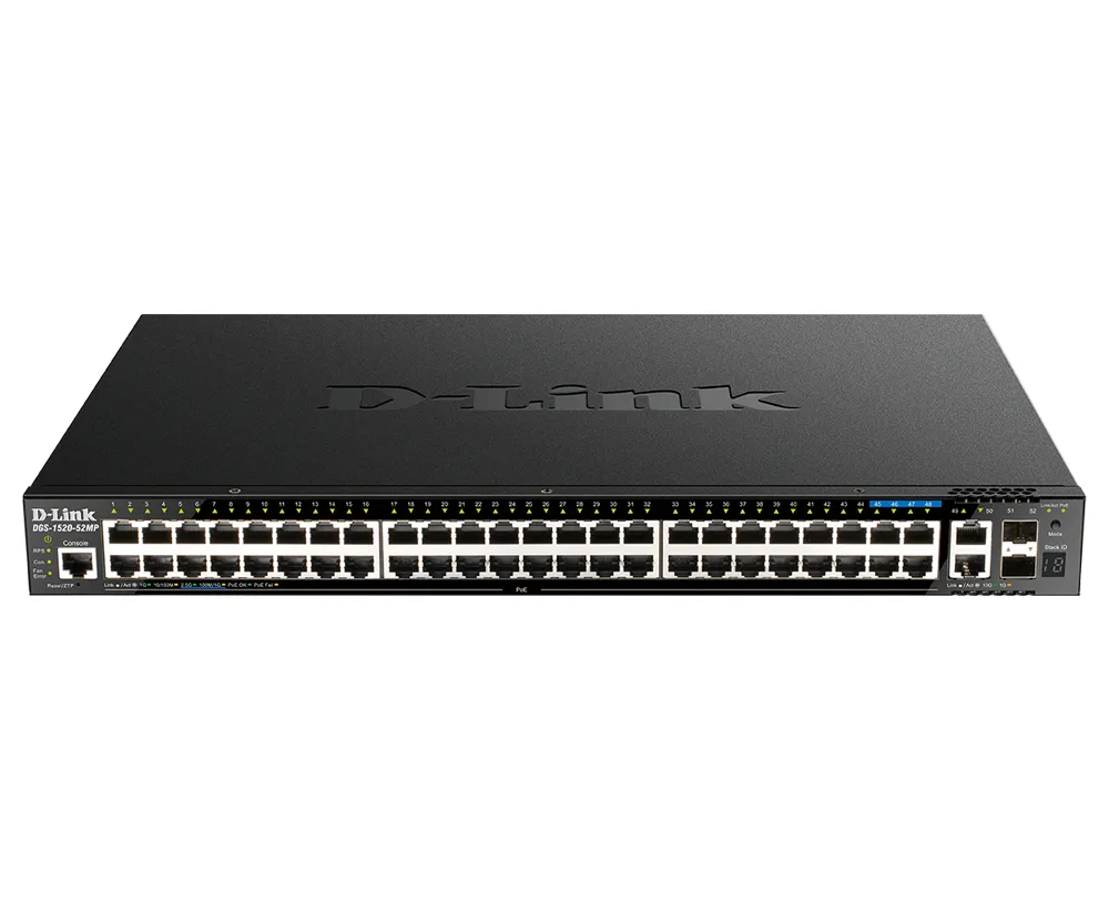 D-Link DGS-1520-52MP 48 Gigabit-Ports + 4 SFP