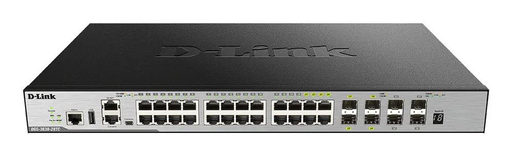 D-Link DGS-3630-28PC L3 Managed PoE+ Stackbarer Switch